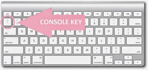 How do I open console keyboard?
