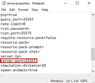 How do I open port 25565 for Minecraft server?