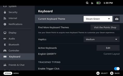 How do I open the Steam Deck menu on my keyboard?