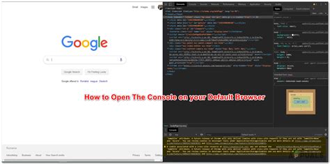How do I open the browser console?