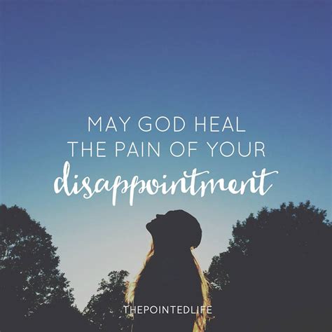 How do I overcome disappointment in God?