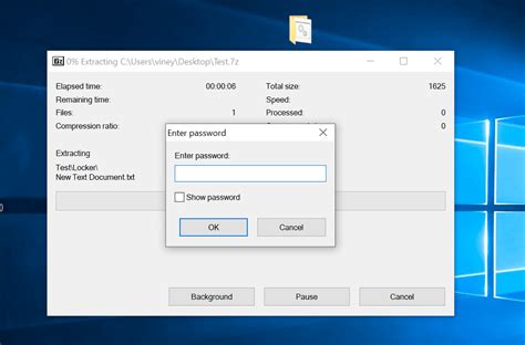 How do I password protect a file in Windows 10?