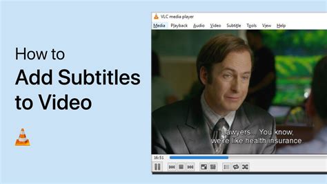 How do I permanently add subtitles to VLC?