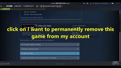 How do I permanently delete a game from Steam?