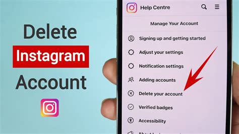 How do I permanently delete my Instagram account from my computer?