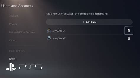 How do I permanently delete my PlayStation account on PS5?