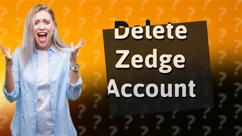 How do I permanently delete my Zedge account?