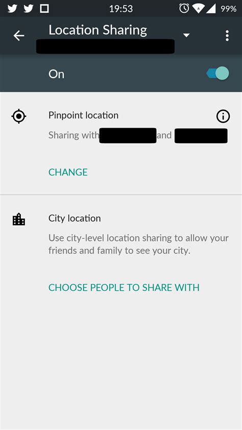 How do I permanently enable location sharing?