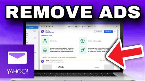 How do I permanently remove ads from Yahoo mail?