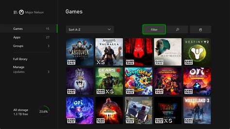 How do I play owned games on Xbox?