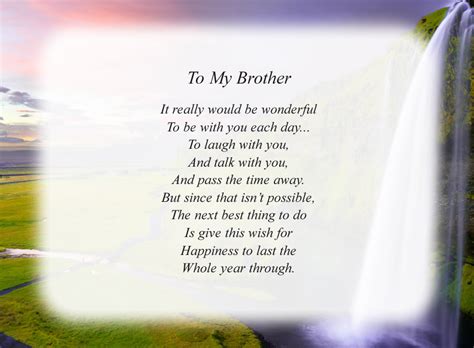 How do I praise my brother?