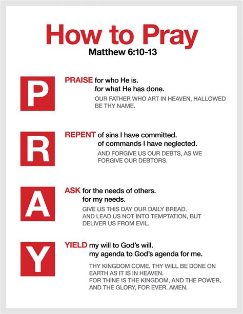 How do I pray to God?