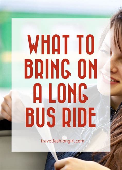 How do I prepare for a long bus ride?