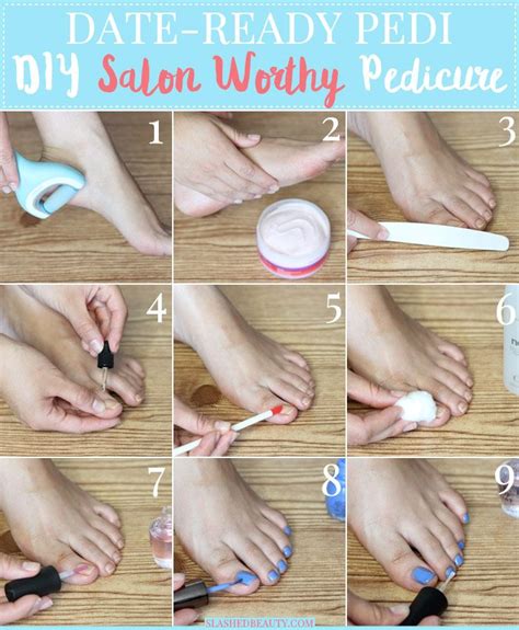 How do I prepare myself for a pedicure?