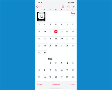 How do I print my calendar from iPhone?