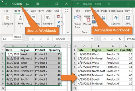 How do I program Excel to pull data from another sheet?