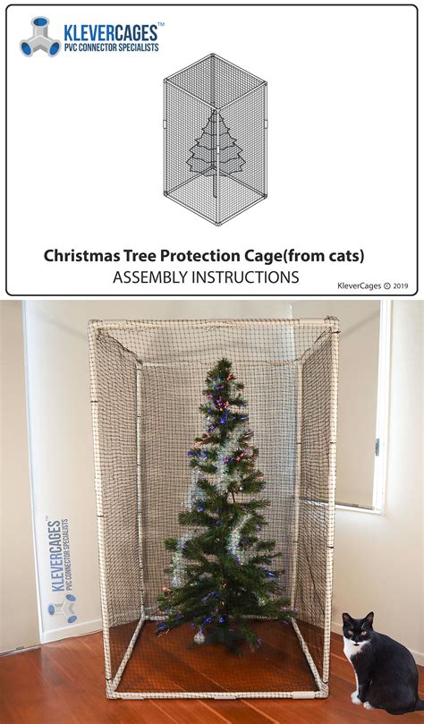 How do I protect my Christmas tree from my pet?