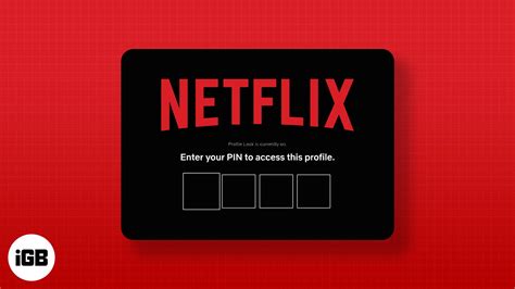 How do I put a PIN on Netflix?