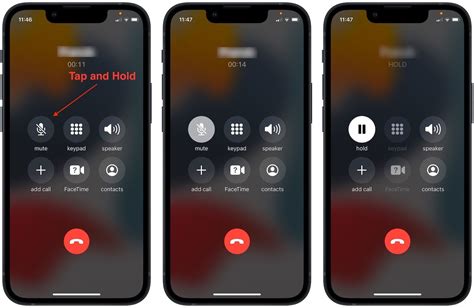 How do I put a call on hold iOS?