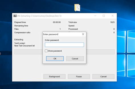 How do I put a password on a folder?