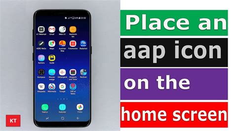 How do I put an app back on my Android home screen?