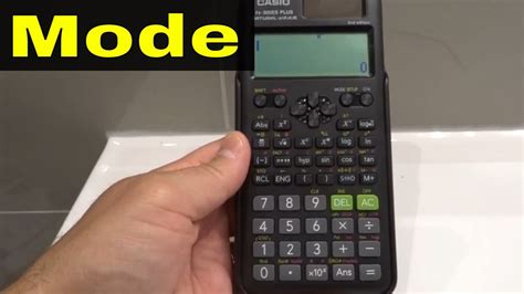 How do I put my Casio calculator in math mode?