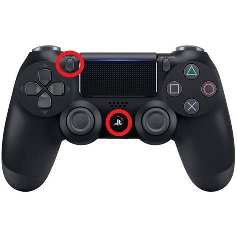 How do I put my PS4 controller in pair mode?
