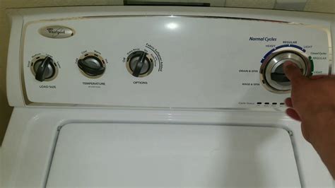 How do I put my Whirlpool washer in diagnostic mode?