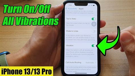 How do I put my iPhone 13 on vibrate?