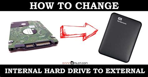 How do I read my internal hard drive externally?