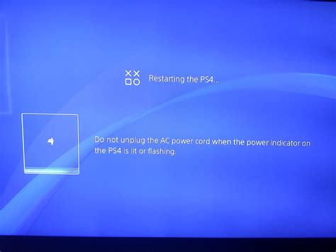 How do I reboot my PS4?