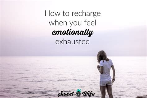 How do I recharge myself emotionally?