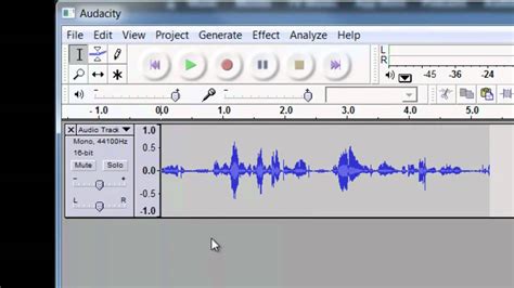 How do I record audio with audacity?