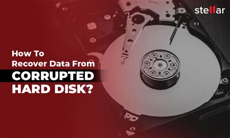 How do I recover a corrupted disk?