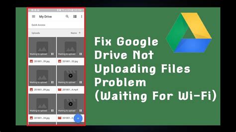 How do I recover a failed upload to Google Drive?