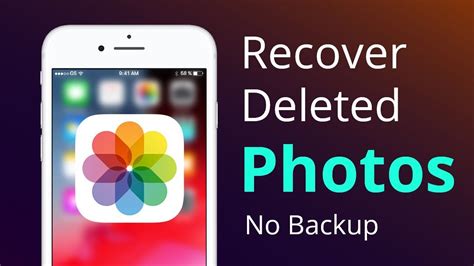 How do I recover deleted photos from my 1 year old iPhone?