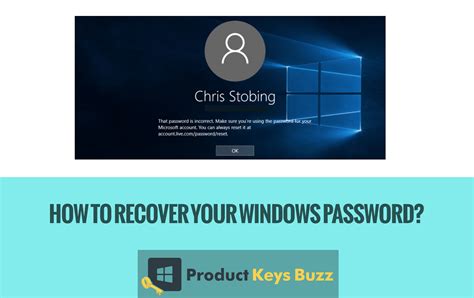 How do I recover my Windows password?