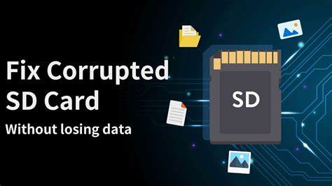 How do I recover photos and videos from a corrupted SD card?
