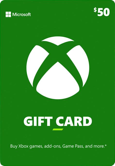 How do I redeem a $50 Xbox gift card?