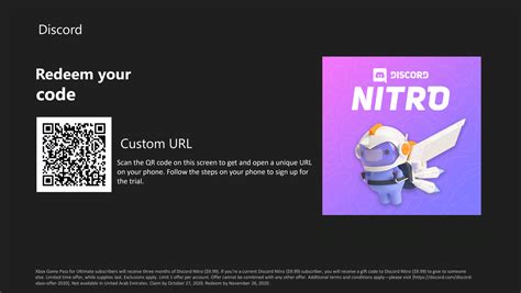 How do I redeem my 3 month Xbox Game Pass discord Nitro?