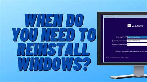 How do I reinstall Windows from a memory stick?