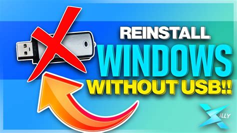 How do I reinstall Windows without a USB?
