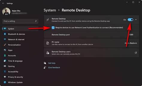 How do I remotely share my screen on Windows 11?