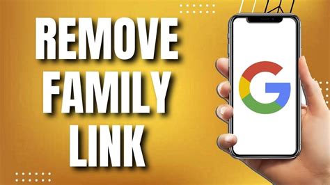 How do I remove Family Link restrictions?