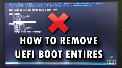 How do I remove OS from UEFI?