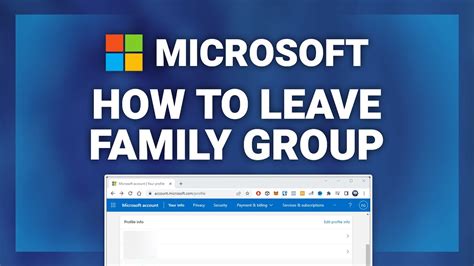 How do I remove a family member from Microsoft family group?