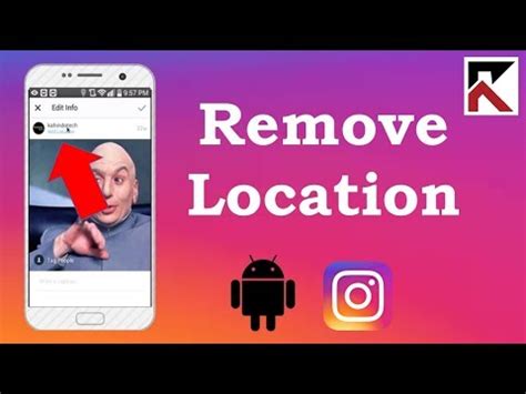 How do I remove a location from a post?