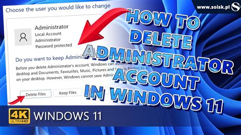 How do I remove a school administrator from Windows 11?