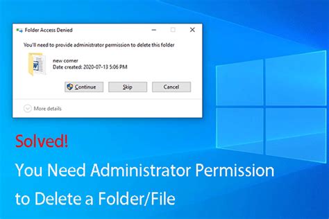 How do I remove administrator permission?