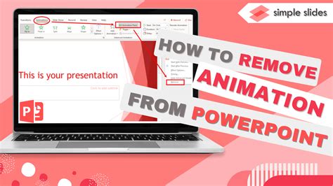 How do I remove animations from all PowerPoint slides?